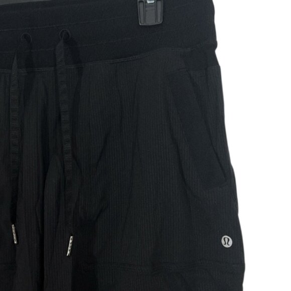 Lululemon Dance Studio Mid Rise Pants Black Size 10 Pre-Loved Newer Style - Picture 2 of 6